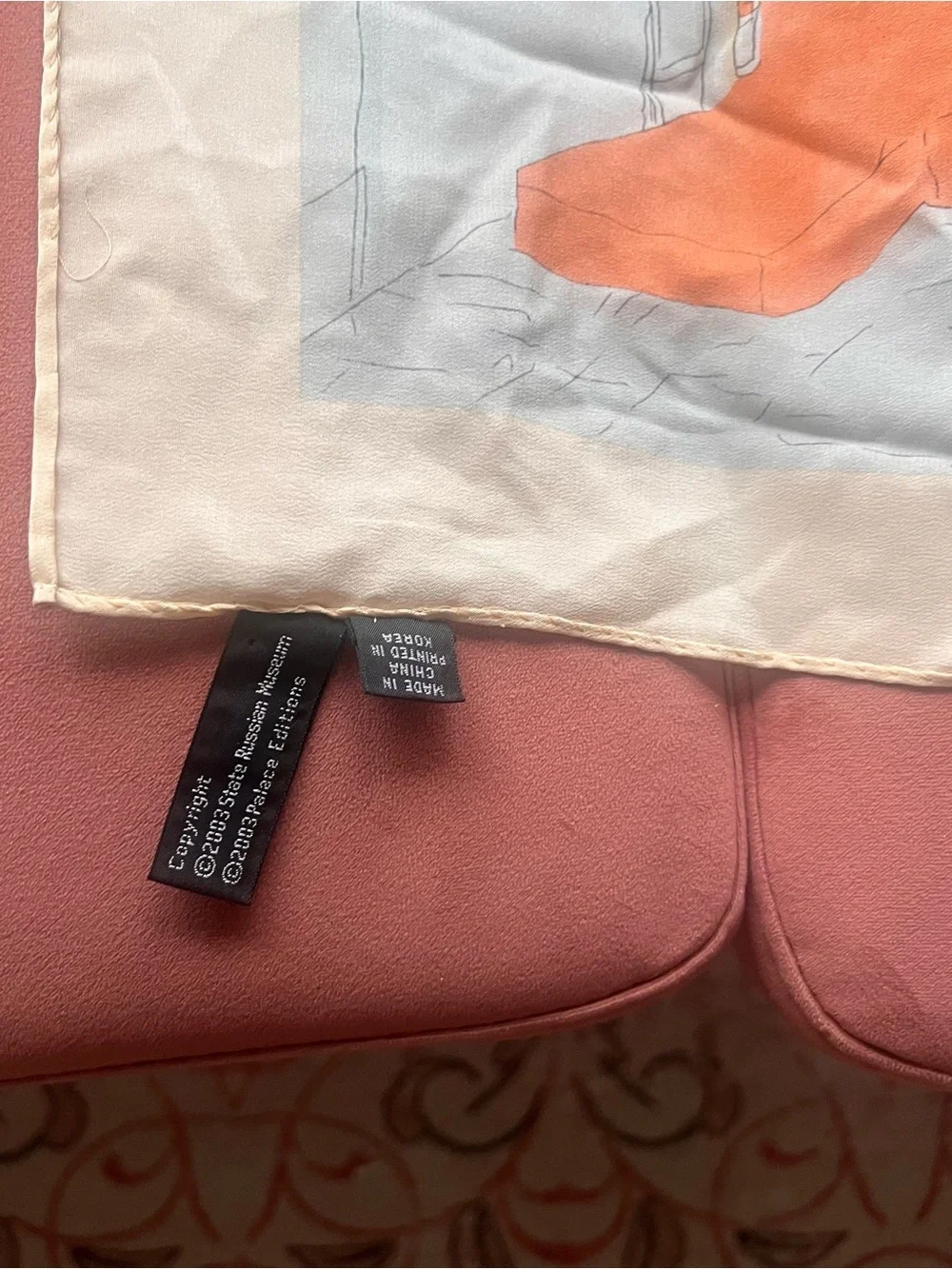 Silk Scarf - Russian Odyssey Riches of The State Russian Museu
